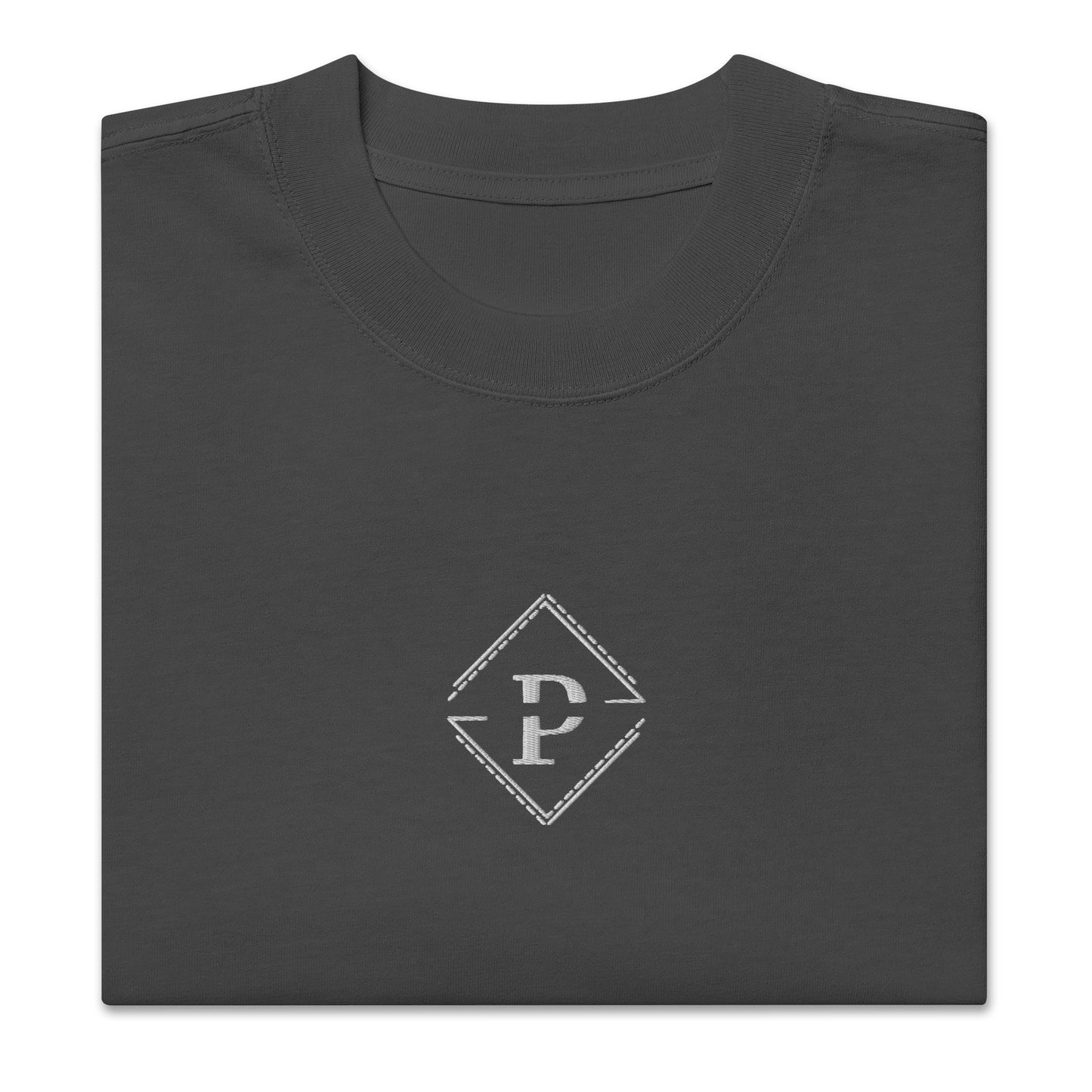 T-shirt oversize unisexe brodé