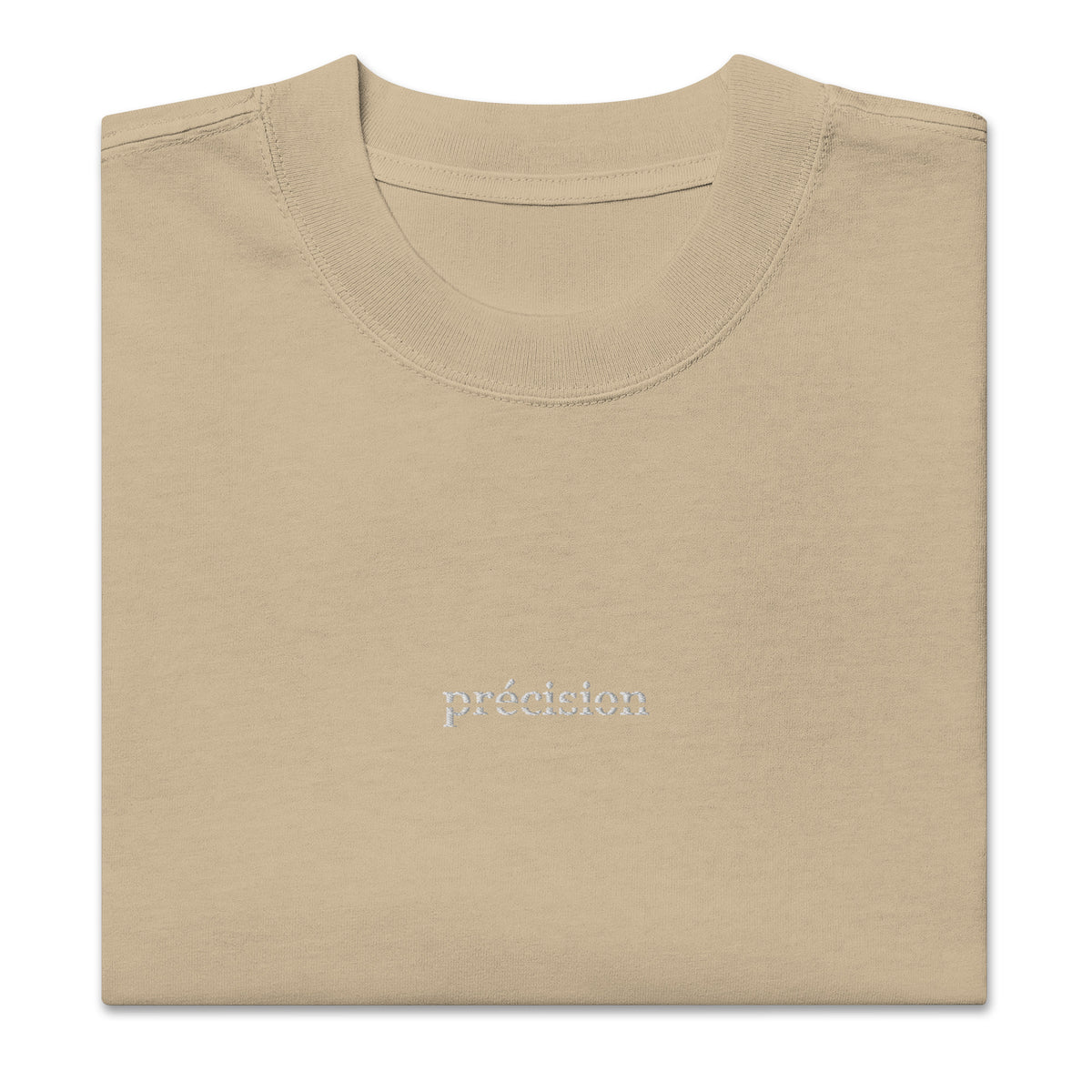 T-shirt oversize unisexe brodé